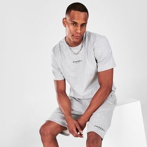 Sonneti London Mens Gray Short Sleeve T-Shirt